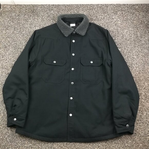 2023 Nike SB Padded Sherpa Collar Flannel Skate Jacket FQ0512-010 Sz Large $180